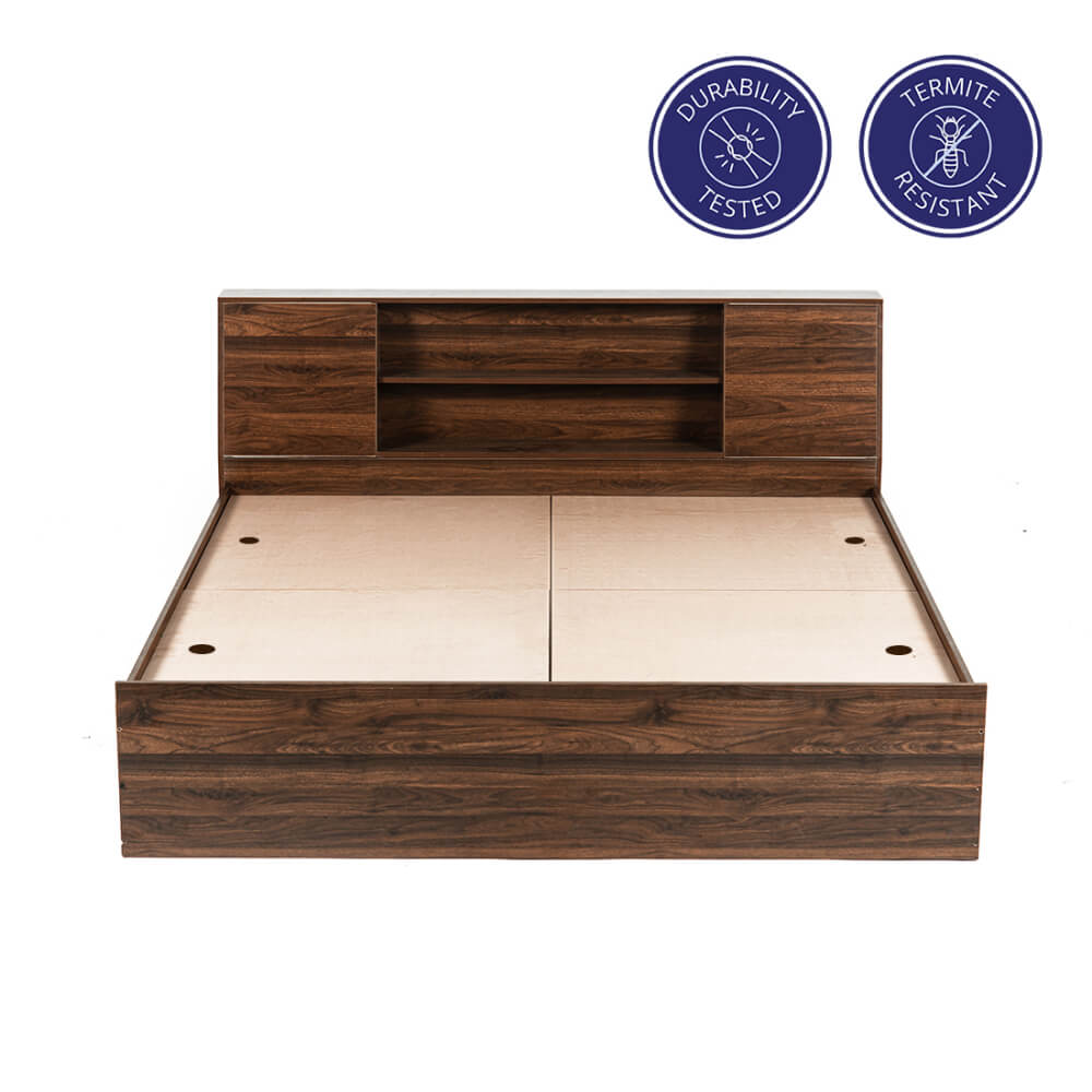 Buy Orion Engineered Wood Bed with Storage for Rs 12709 Wakefit
