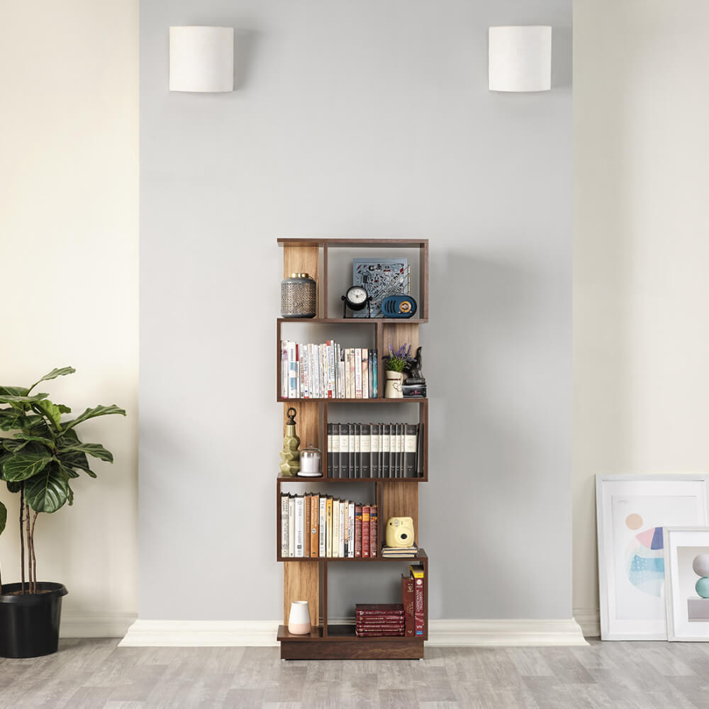 Wakefit Plath Bookshelf (5 Shelves)